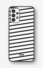 Samsung Galaxy A13 Hard Case – Black Stripes - View 1