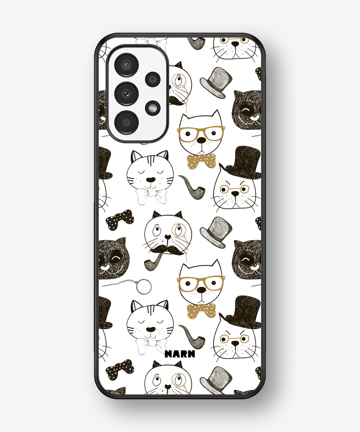 Samsung Galaxy A13 Hard Case – Cartoon Cats - View 1