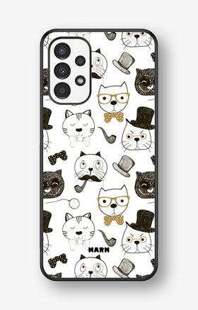 Samsung Galaxy A13 Hard Case – Cartoon Cats - View 1