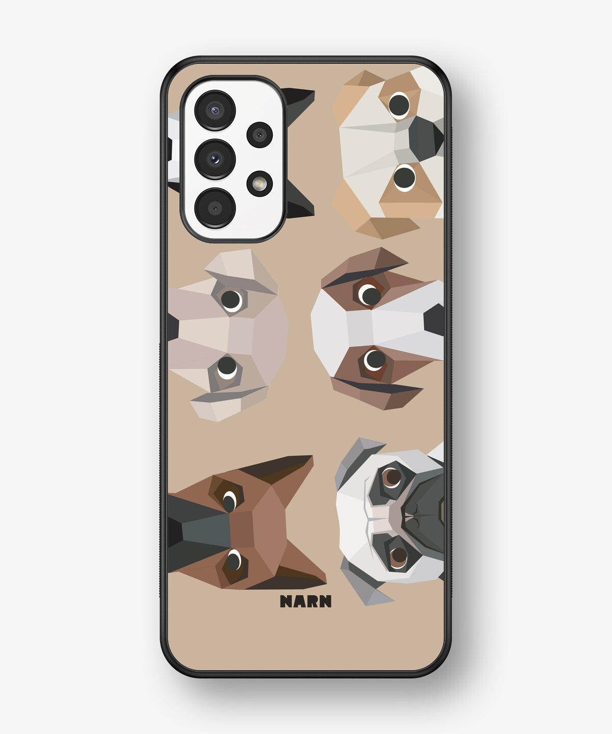 Samsung Galaxy A13 Hard Case – Cute Dogs - View 1