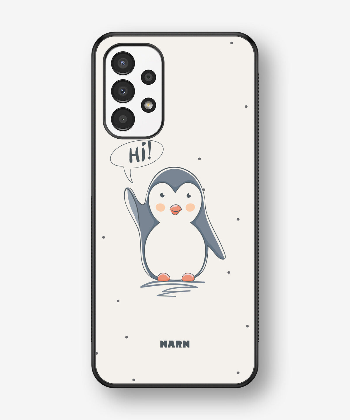 Samsung Galaxy A13 Hard Case – Cute Penguin - View 1
