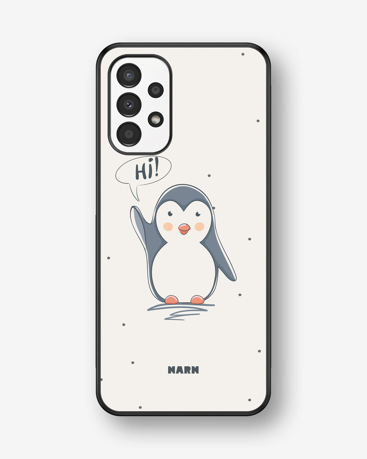 Samsung Galaxy A13 Hard Case – Cute Penguin - View 1