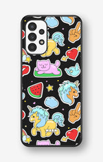 Samsung Galaxy A13 Hard Case – Cute Stickers - View 1