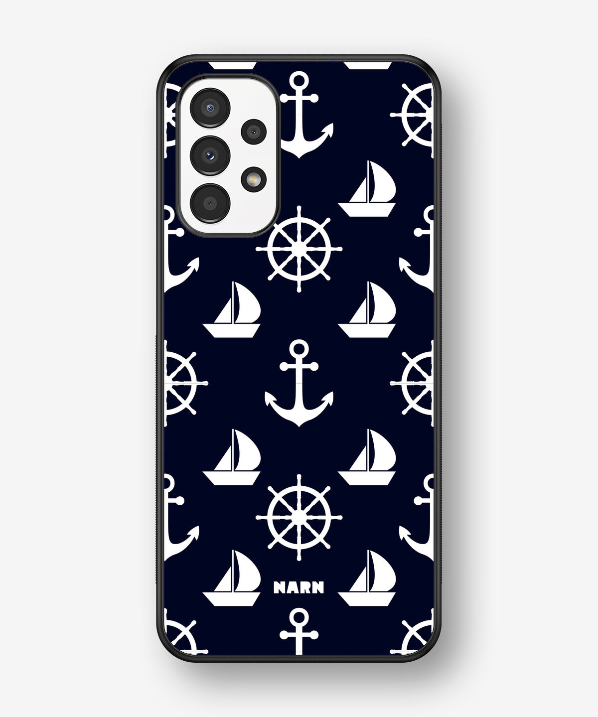 Samsung Galaxy A13 Hard Case – Deep Blue Voyage - View 1