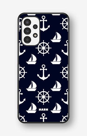 Samsung Galaxy A13 Hard Case – Deep Blue Voyage - View 1