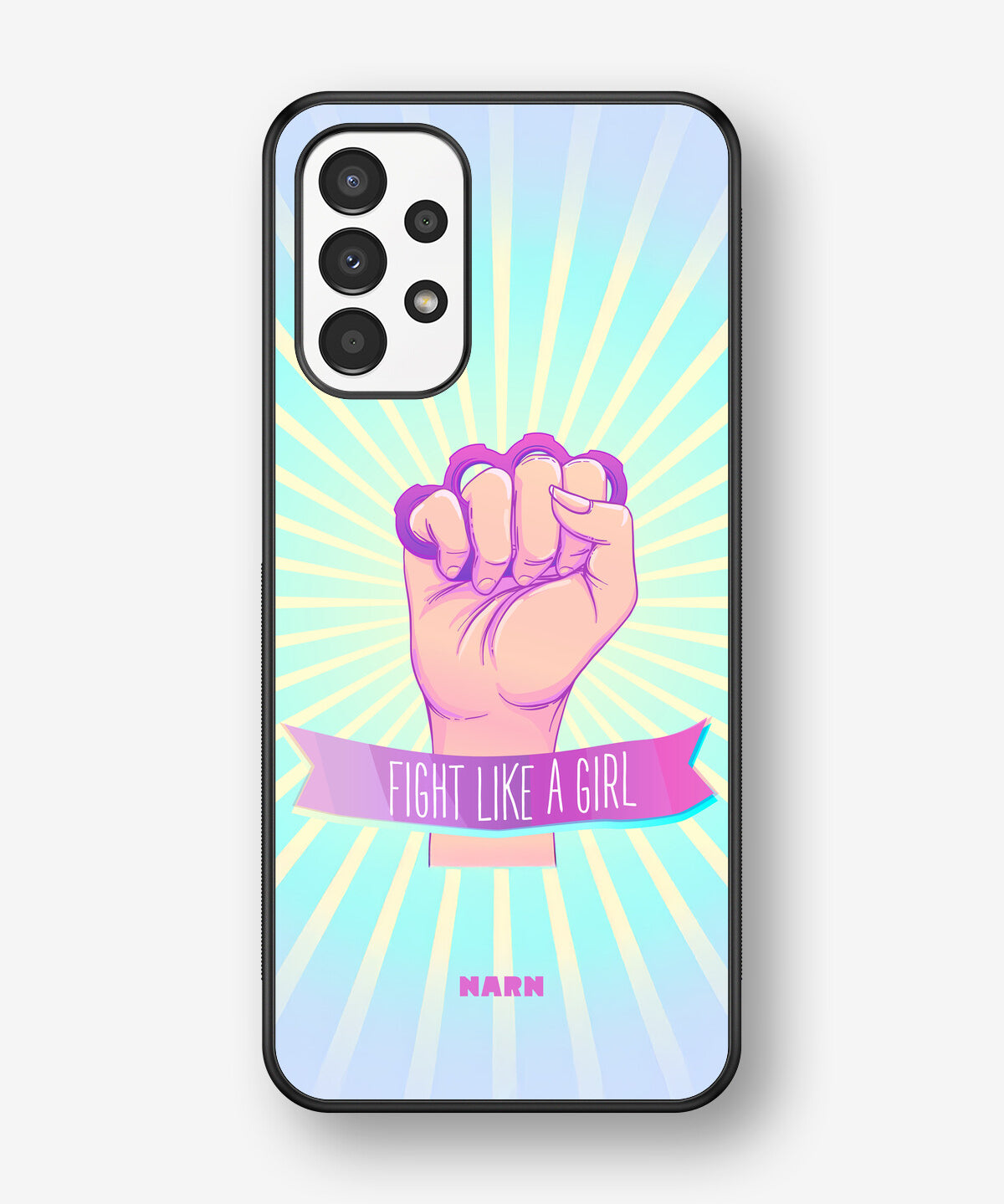 Samsung Galaxy A13 Hard Case – Fight Like A Girl - View 1