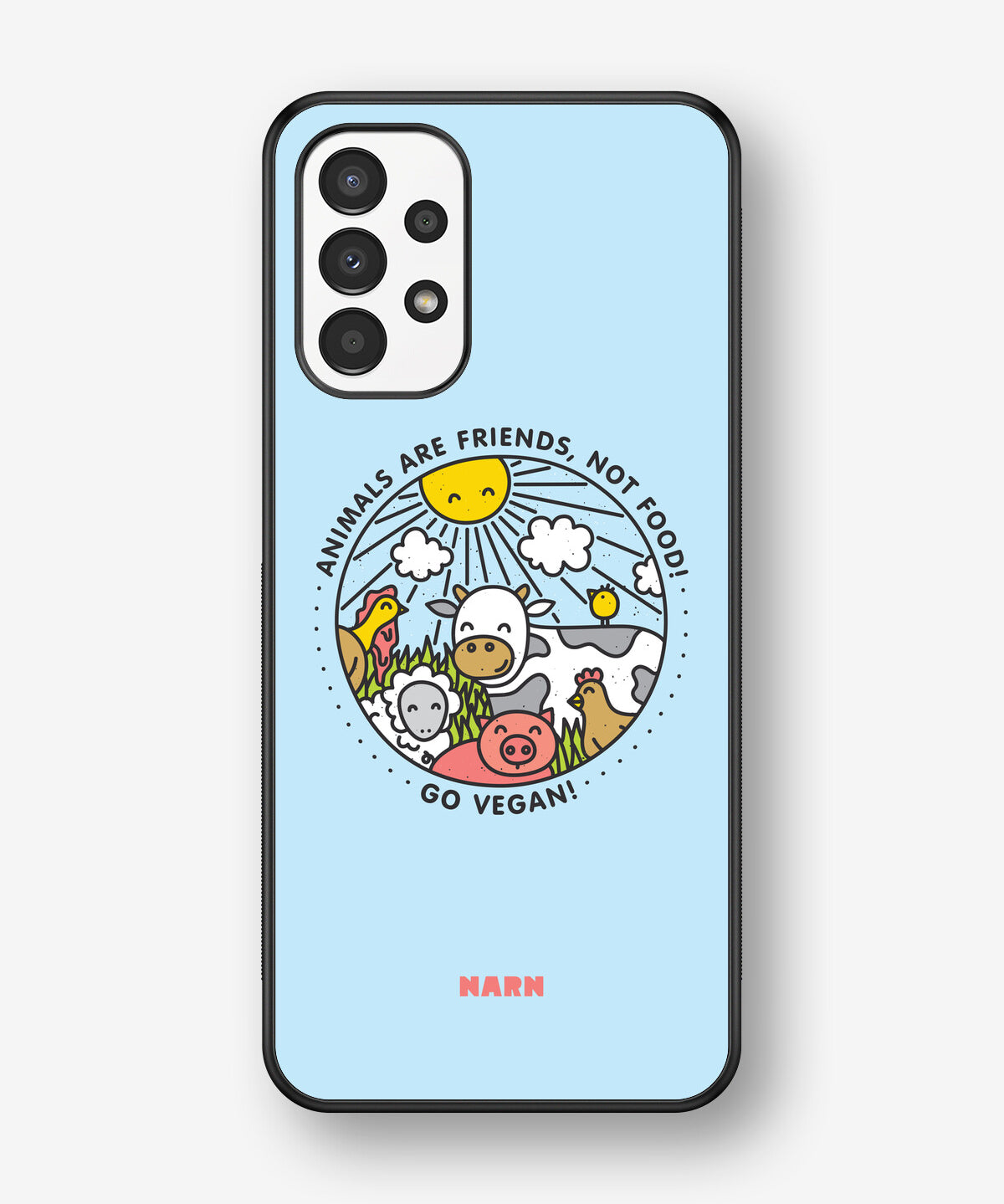 Samsung Galaxy A13 Hard Case – Friends, Not Food - View 1