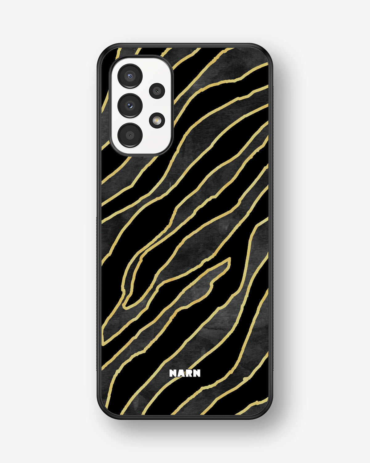 Samsung Galaxy A13 Hard Case – Golden Zebra - View 1