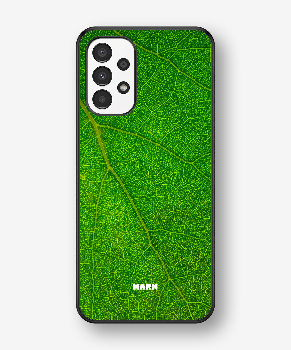 Samsung Galaxy A13 Hard Case – Green Leafy - View 1