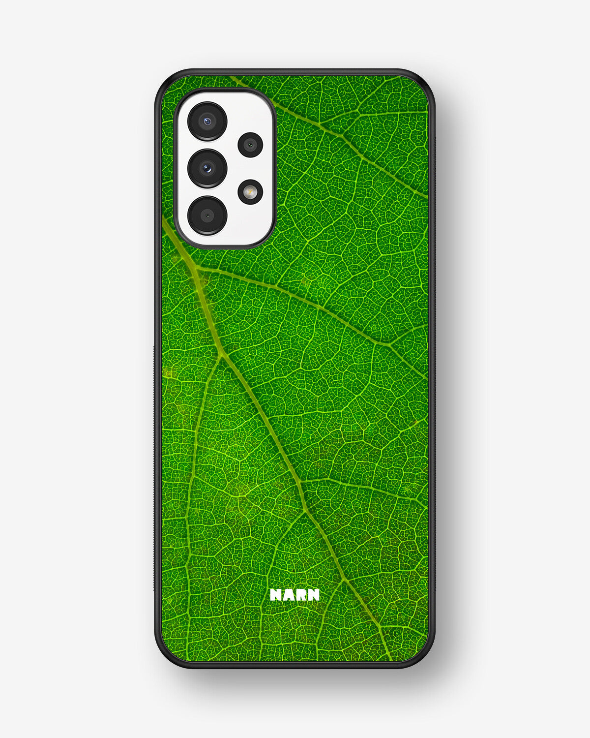 Samsung Galaxy A13 Hard Case – Green Leafy - View 1