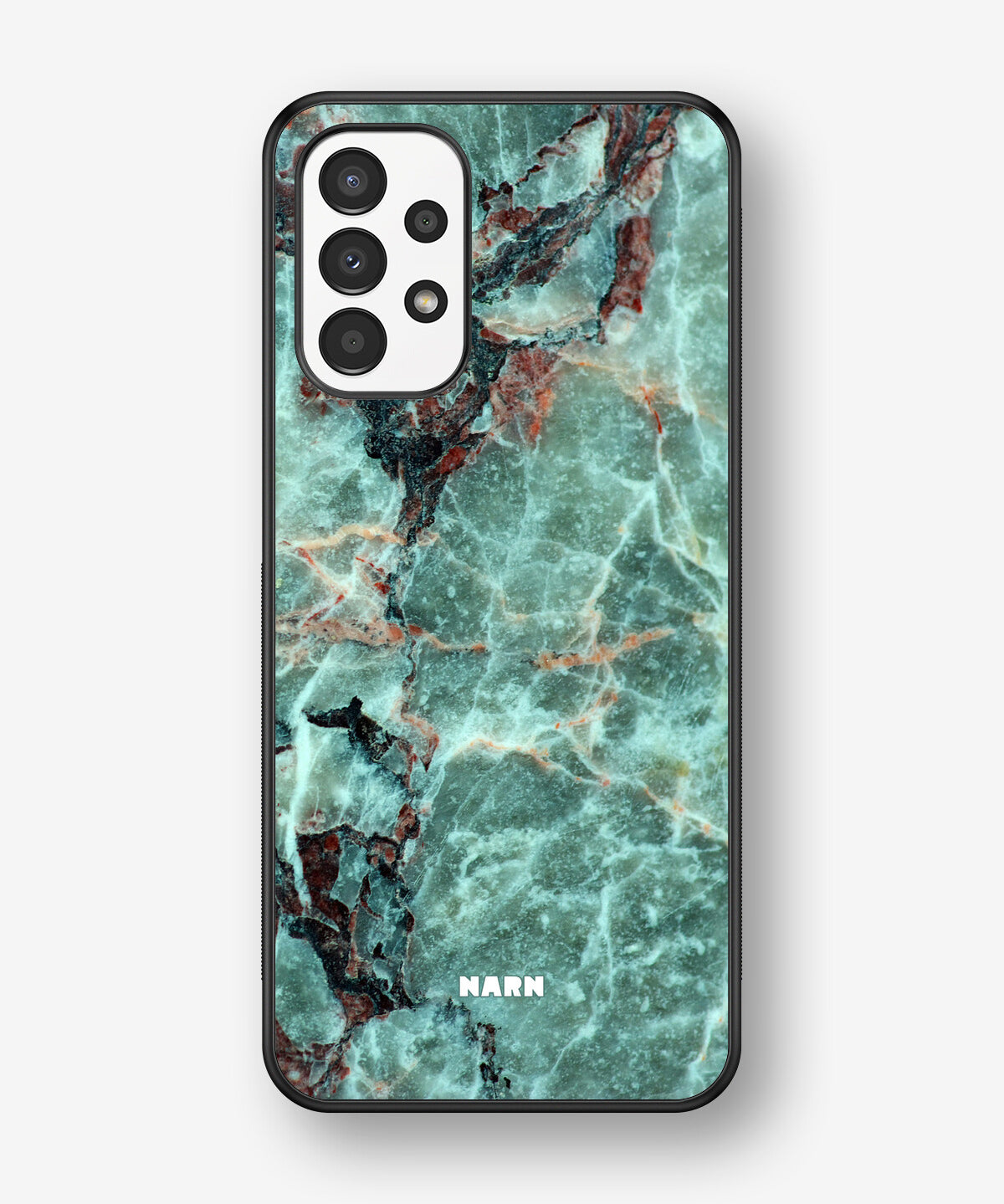 Samsung Galaxy A13 Hard Case – Green Marble - View 1