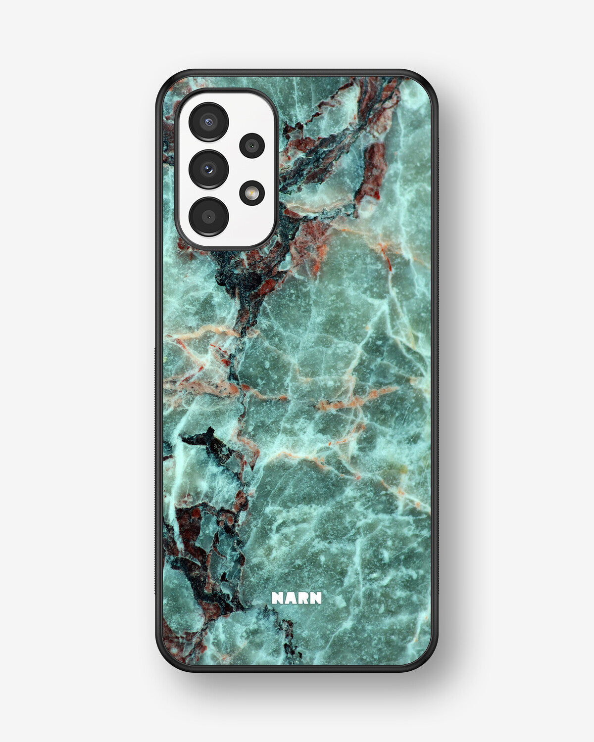 Samsung Galaxy A13 Hard Case – Green Marble - View 1