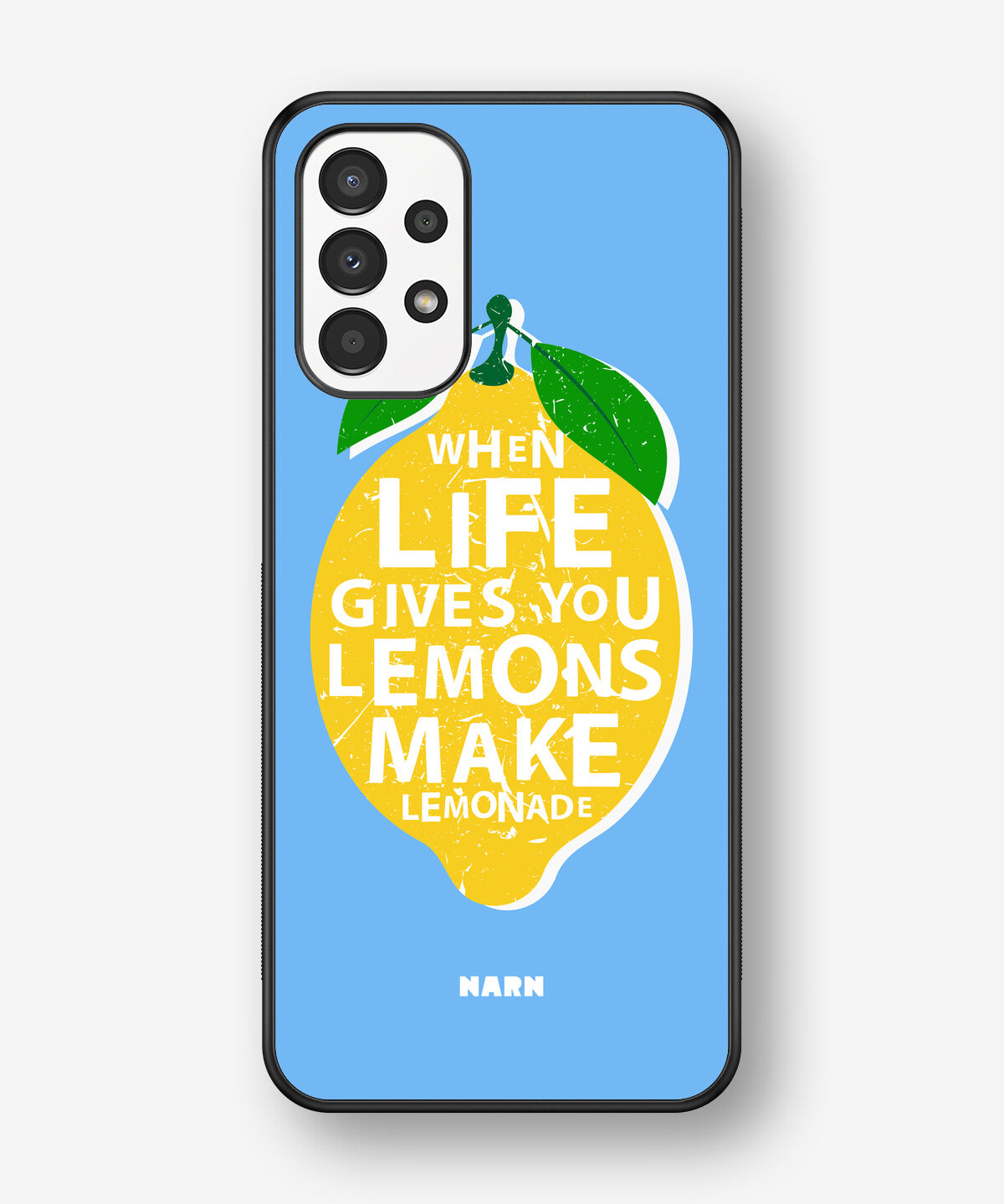 Samsung Galaxy A13 Hard Case – Lemon Quote - View 1