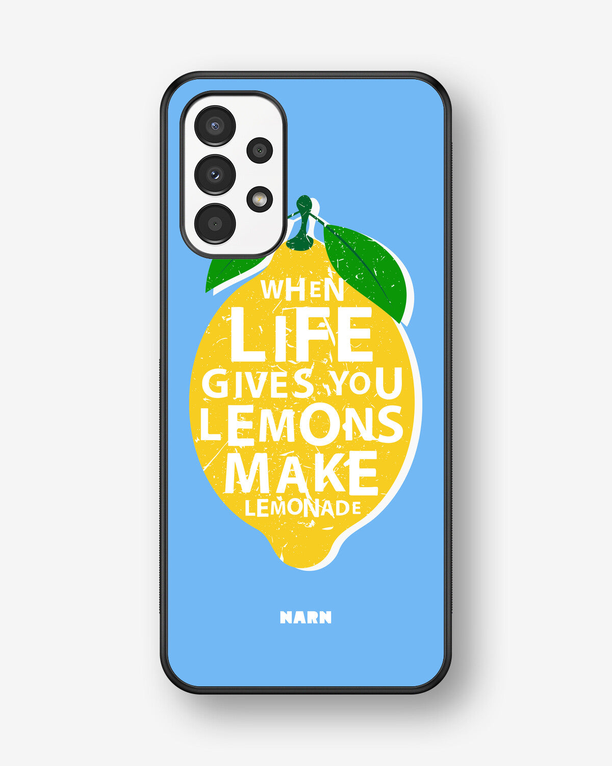 Samsung Galaxy A13 Hard Case – Lemon Quote - View 1