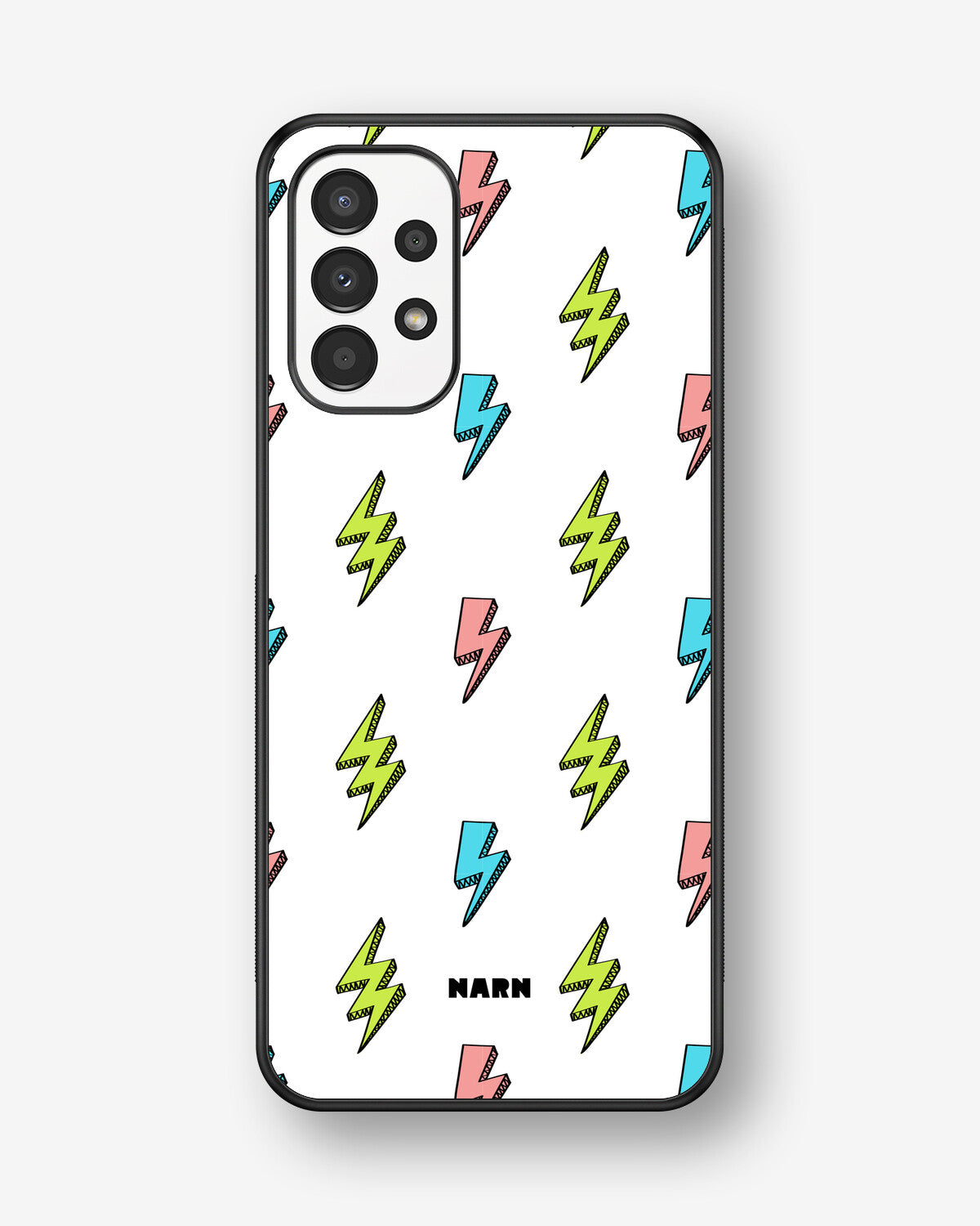 Samsung Galaxy A13 Hard Case – Lightning Bolts - View 1