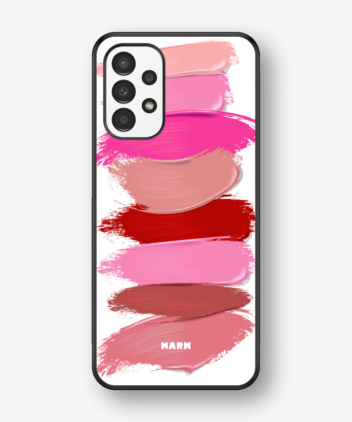 Samsung Galaxy A13 Hard Case – Lipstick Smears - View 1