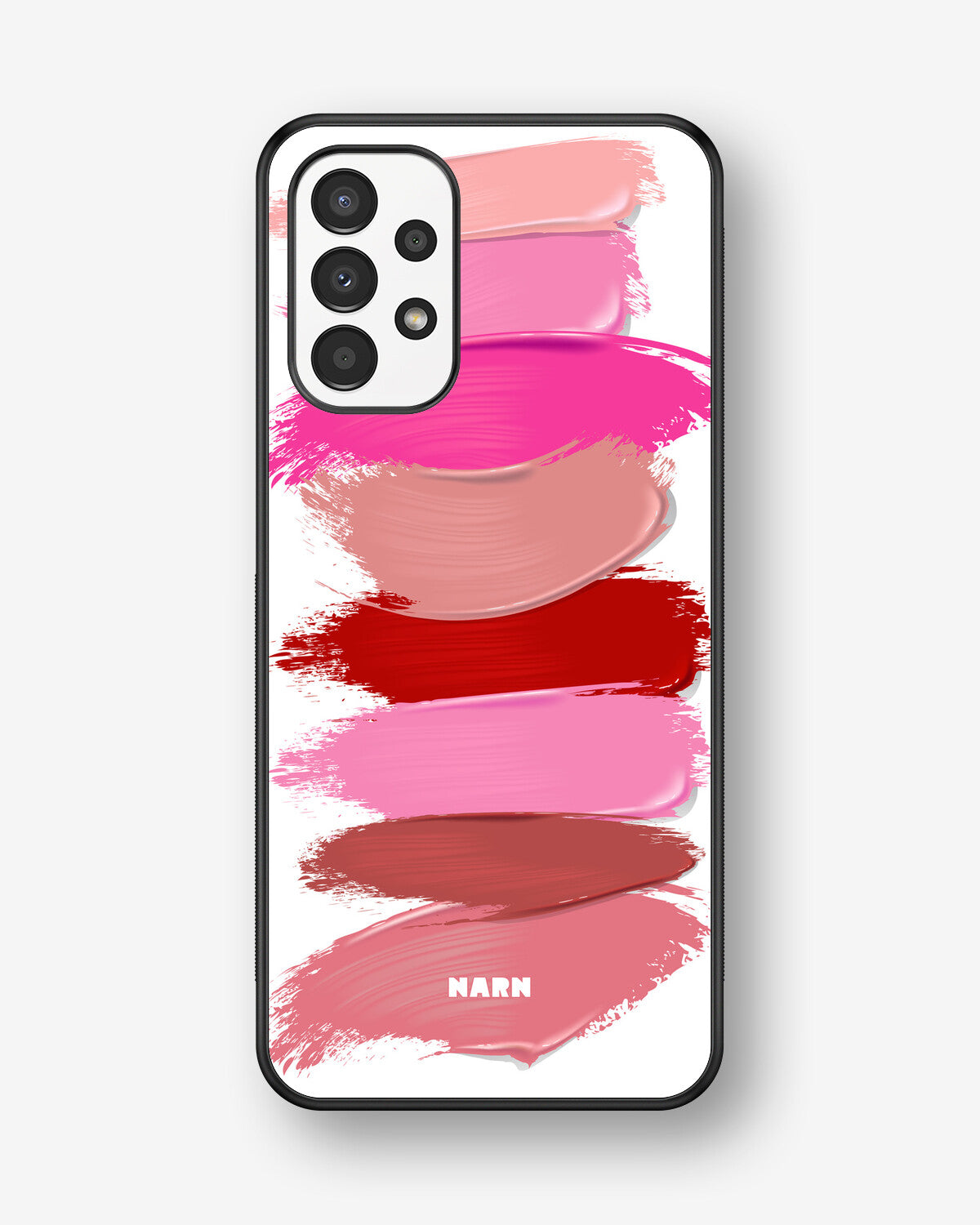 Samsung Galaxy A13 Hard Case – Lipstick Smears - View 1