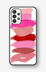 Samsung Galaxy A13 Hard Case – Lipstick Smears - View 1