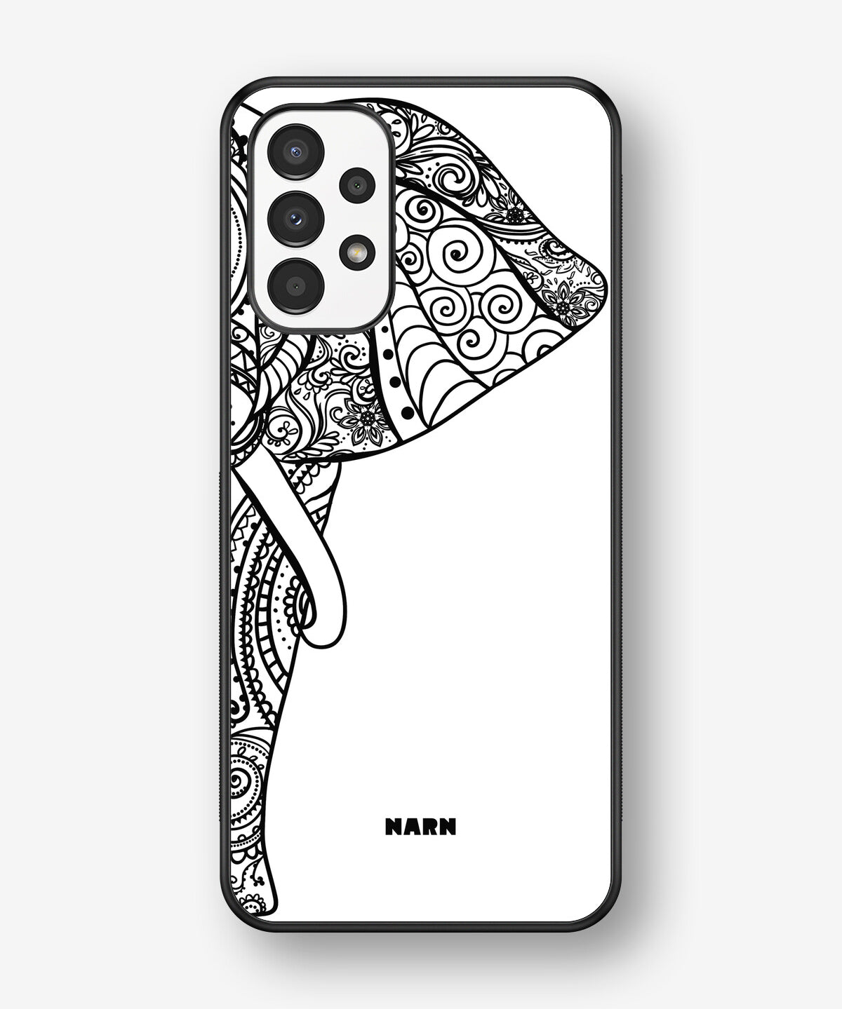 Samsung Galaxy A13 Hard Case – Mandala Elephant - View 1