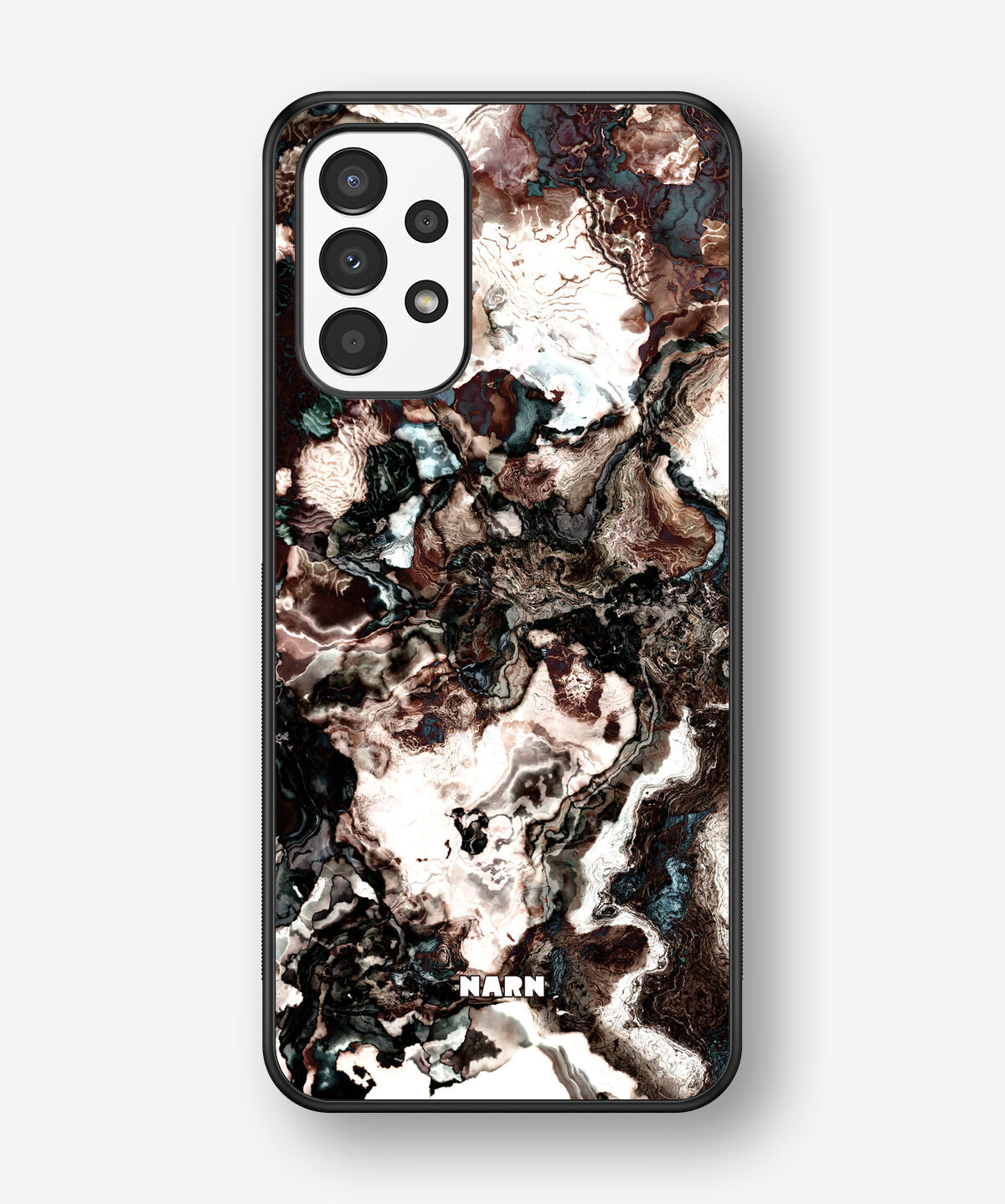 Samsung Galaxy A13 Hard Case – Marble Brown - View 1