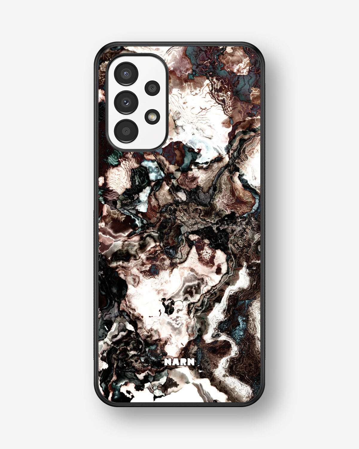 Samsung Galaxy A13 Hard Case – Marble Brown - View 1