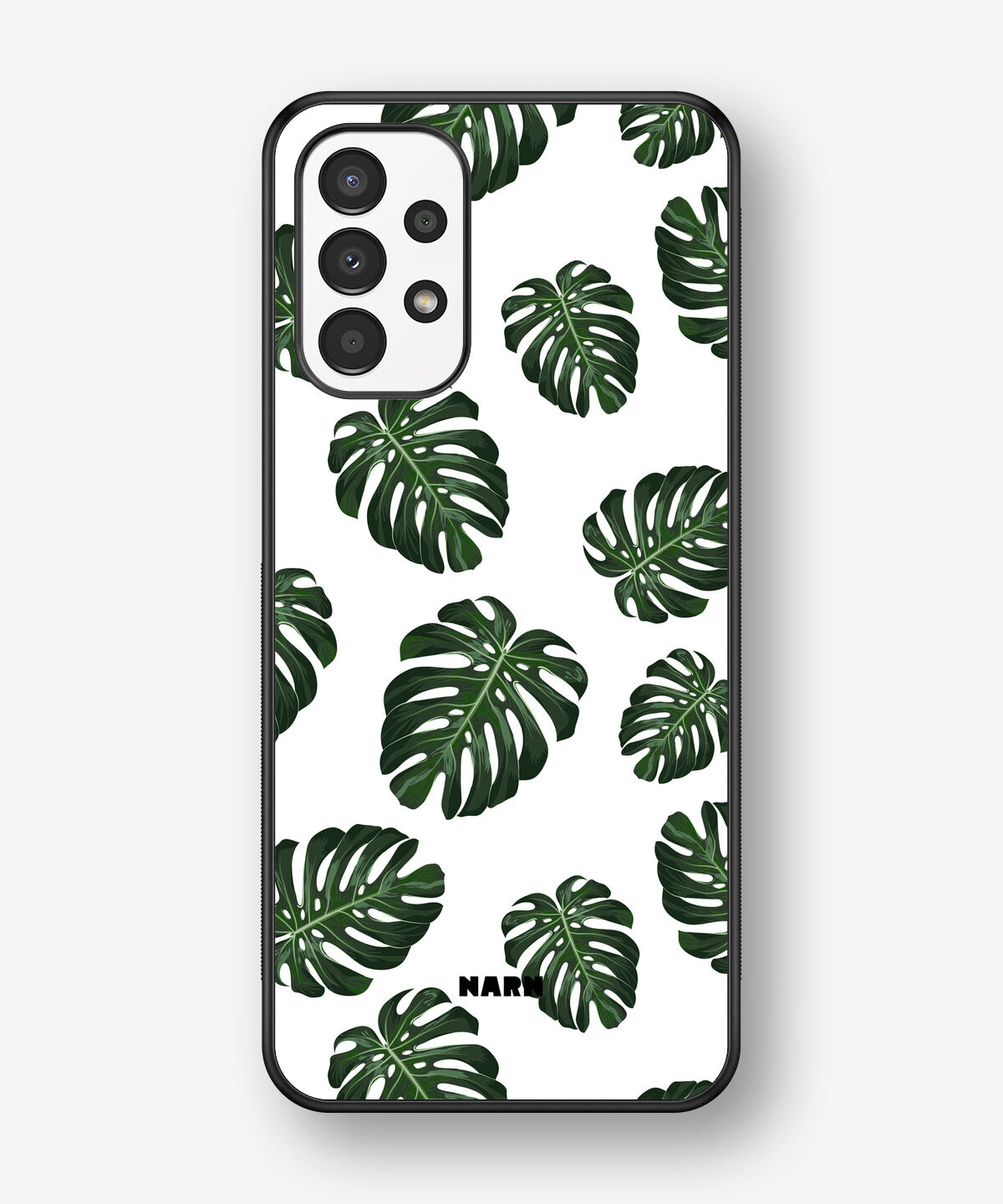 Samsung Galaxy A13 Hard Case – Monstera Pattern - View 1
