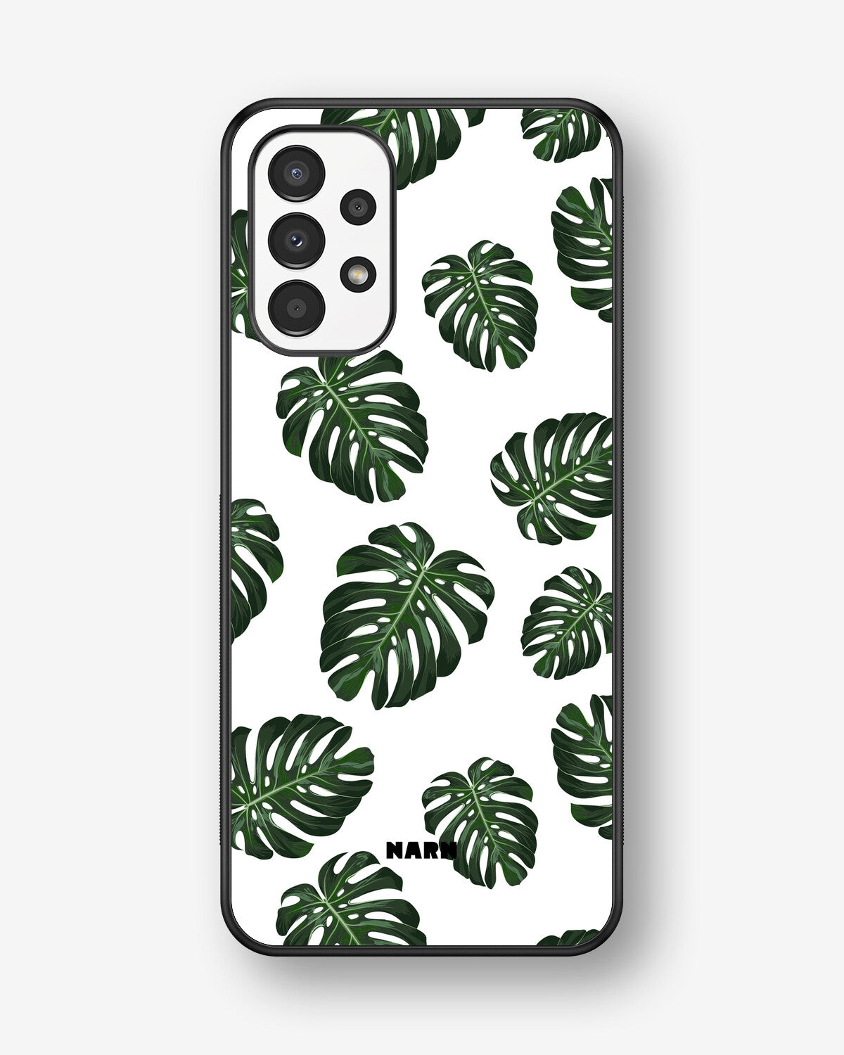 Samsung Galaxy A13 Hard Case – Monstera Pattern - View 1