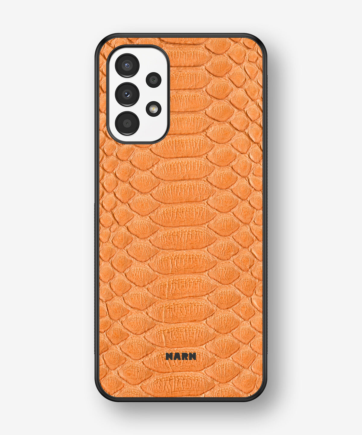 Samsung Galaxy A13 Hard Case – Orange Snake - View 1