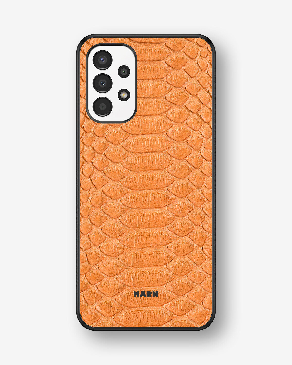 Samsung Galaxy A13 Hard Case – Orange Snake - View 1