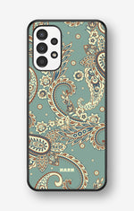 Samsung Galaxy A13 Hard Case – Paisley Green - View 1