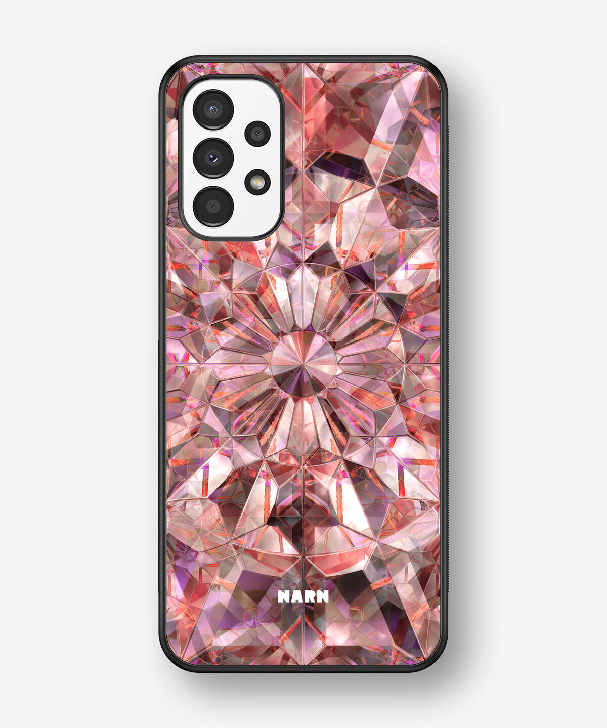Samsung Galaxy A13 Hard Case – Pink Crystals - View 1