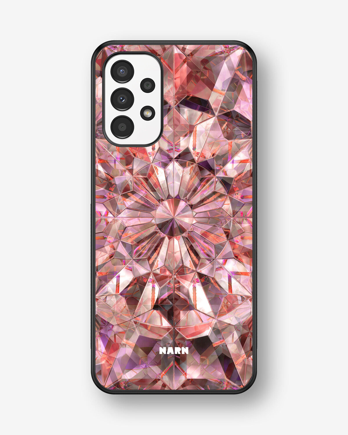 Samsung Galaxy A13 Hard Case – Pink Crystals - View 1