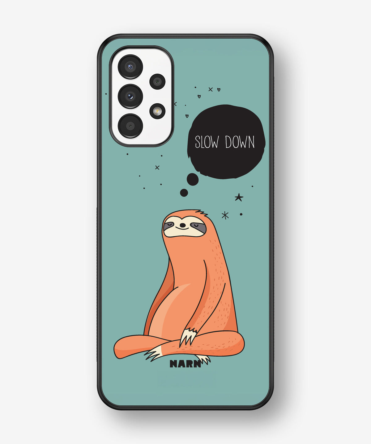 Samsung Galaxy A13 Hard Case – Slow Down Sloth - View 1