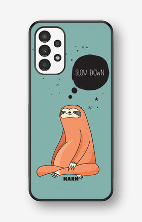 Samsung Galaxy A13 Hard Case – Slow Down Sloth - View 1