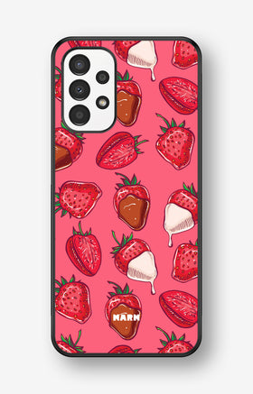 Samsung Galaxy A13 Hard Case – Strawberry Chocolate - View 1