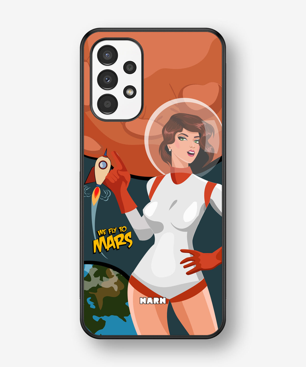 Samsung Galaxy A13 Hard Case – We Fly To Mars - View 1