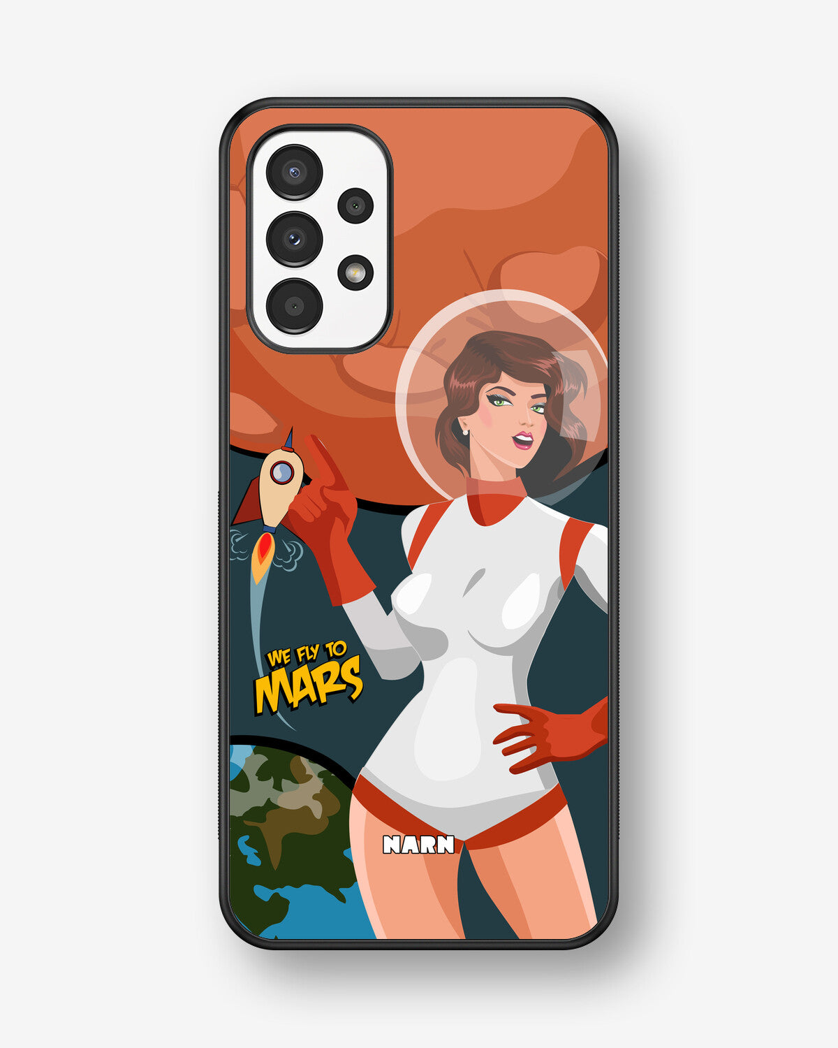 Samsung Galaxy A13 Hard Case – We Fly To Mars - View 1