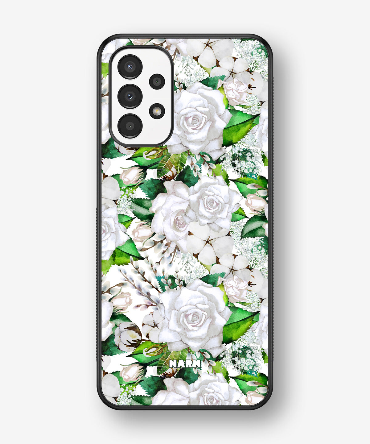 Samsung Galaxy A13 Hard Case – White Bloom - View 1