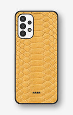 Samsung Galaxy A13 Hard Case – Yellow Snake - View 1