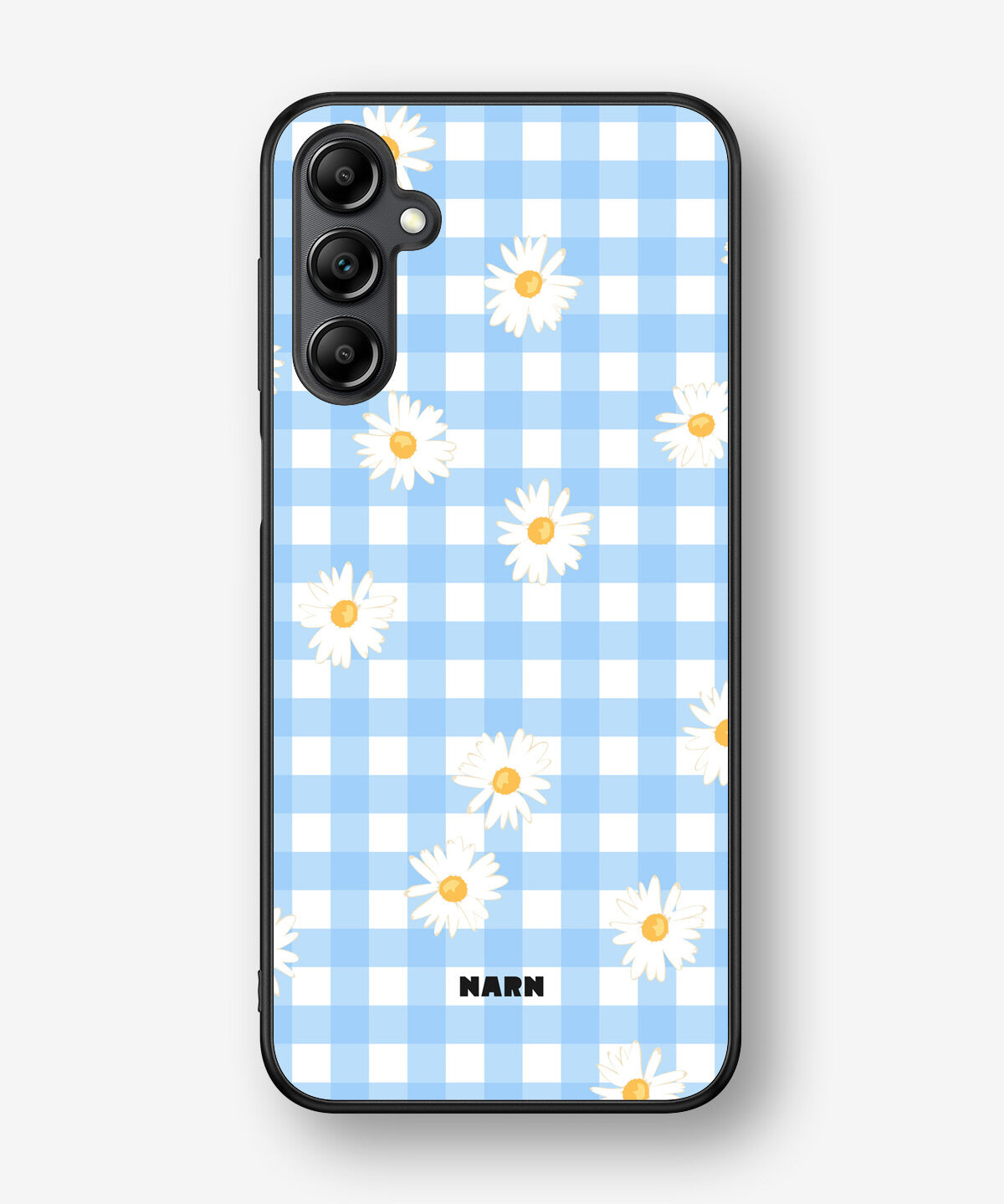 Samsung Galaxy A14 Hard Case – Blue Daisies - View 1