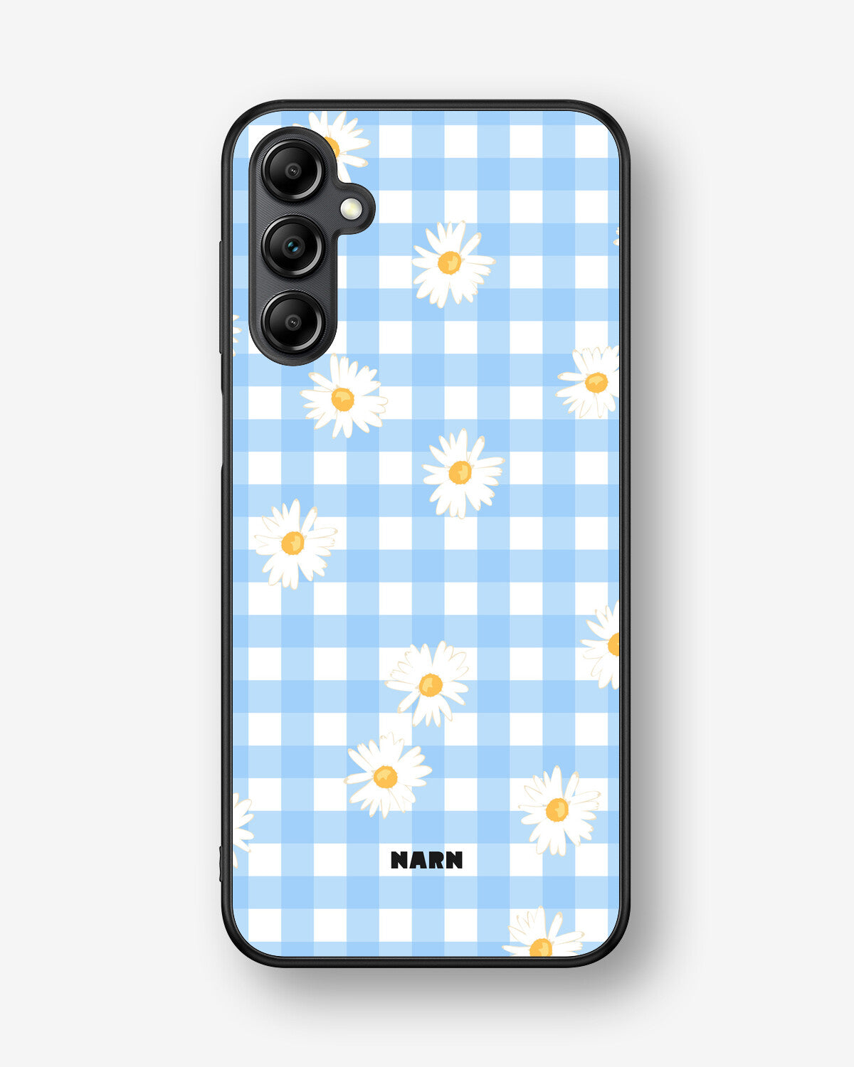 Samsung Galaxy A14 Hard Case – Blue Daisies - View 1