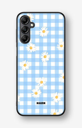 Samsung Galaxy A14 Hard Case – Blue Daisies - View 1