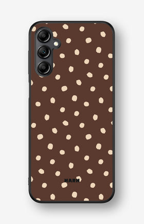 Samsung Galaxy A14 Hard Case – Choco Dots - View 1