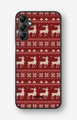 Samsung Galaxy A14 Hard Case – Reindeer Knit - View 1