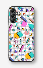 Samsung Galaxy A14 Hard Case – 80s Memphis - View 1