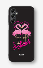 Samsung Galaxy A14 Hard Case – Beach Flamingo - View 1