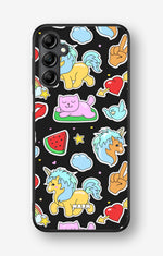 Samsung Galaxy A14 Hard Case – Cute Stickers - View 1