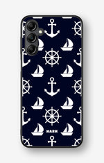 Samsung Galaxy A14 Hard Case – Deep Blue Voyage - View 1