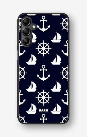 Samsung Galaxy A14 Hard Case – Deep Blue Voyage - View 1