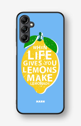 Samsung Galaxy A14 Hard Case – Lemon Quote - View 1